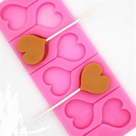 resin heart mold|heart shaped lollipop molds.